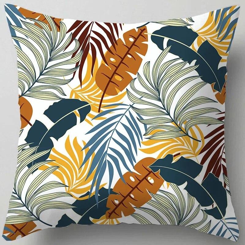 

Тропический лес, растение для гостиной, диван, поясничная подушка, подушка с зелеными листьями и абстрактным принтом, наволочка 40x40cm