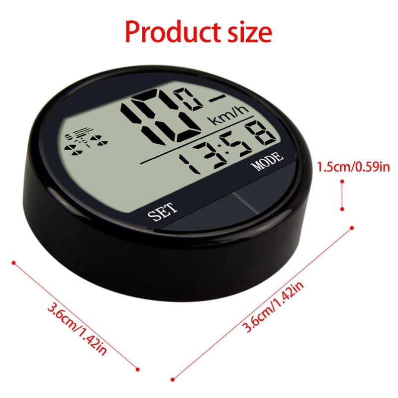 Speed Counter Code Table Bike Ride Speedometers Odometers Cycling Speed Counter for Various Weather Conditions