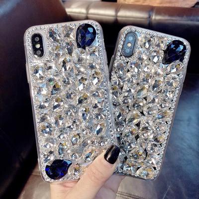 IPhone13promax XS/145 Trend Tam Elmas Cep Telefonu Kılıfı Apple 16 Lüks Çiçek Yapay Elmas Koruyucu Kılıf İçin Geçerlidir