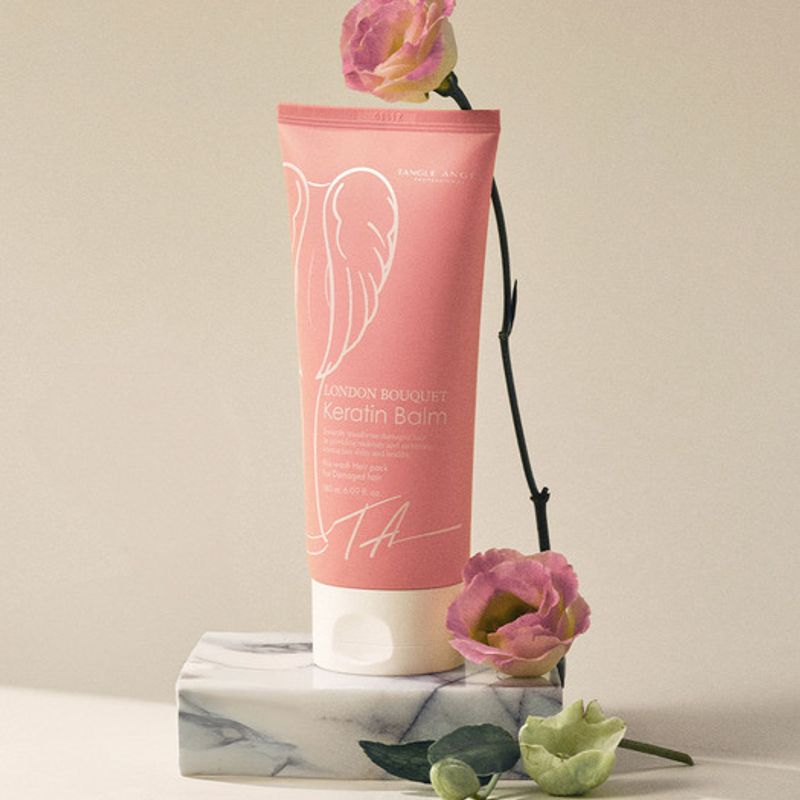 TANGLE ANGEL London Bouquet Keratin Balm UK No-Wash Hair Pack 180mlx2