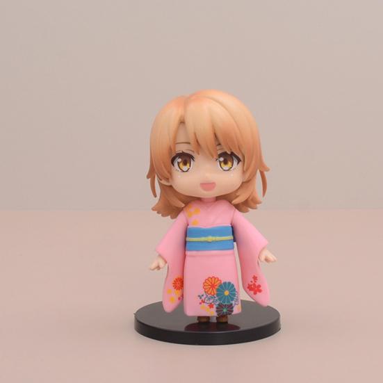 Animefigurer med baser Samlarobjekt Miniatyr Japan Animefigurer Girl Staty Models Hobby Collection