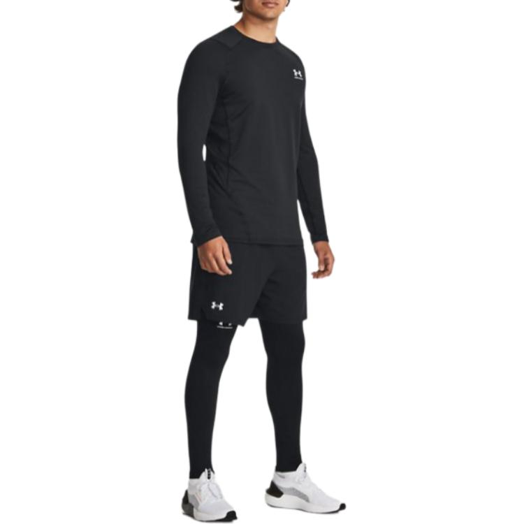Under Armour ColdGear® Fitted Crew T Shirt Men's Black 1366068-002