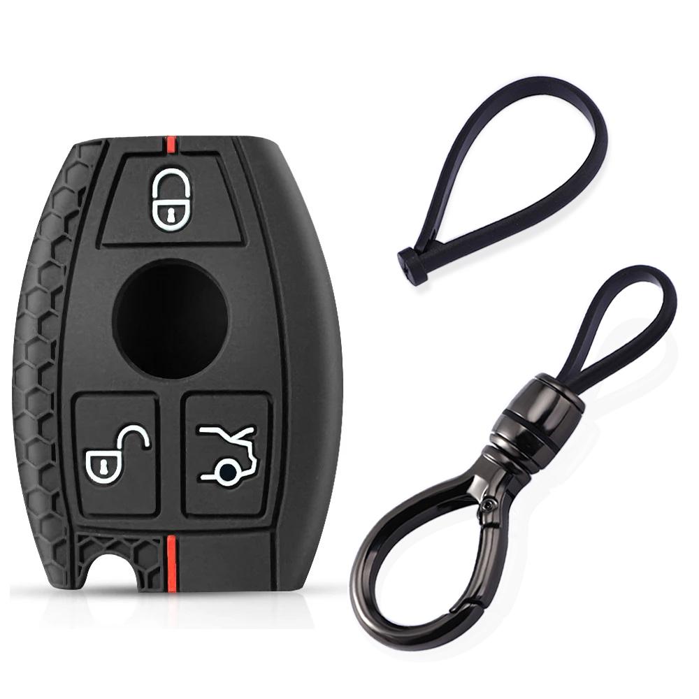 For Mercedes Benz W639 C350 W204 W205 W212 W213 W176 W219 AMG ML SL CLA GLA GLC GLE GLS GLK SLC SLK Key Caps Cover Car Key Case