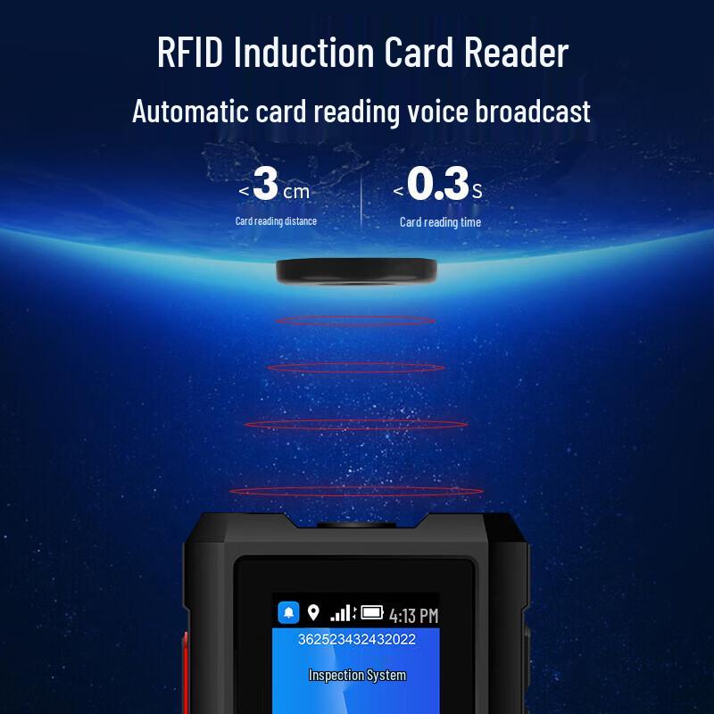 Kemi CX-K5 4G GPS Intercom Guard Tour Patrol Wand CN plug (adapter included)