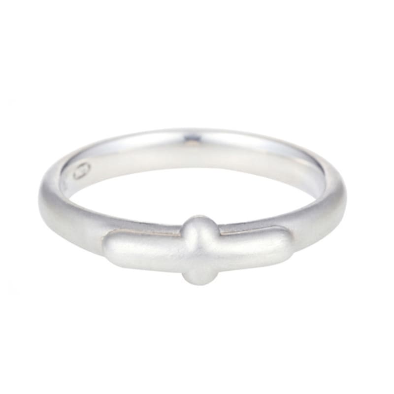 Invisible Collage HUG RING_SILVER