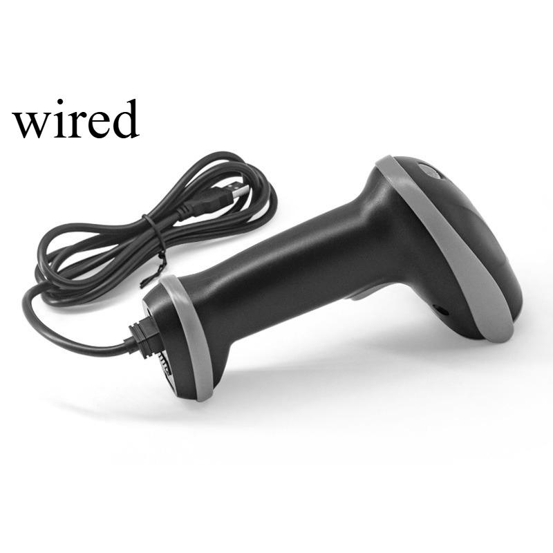 Barcode Scanner Wireless or Wired 2D global optional 1G-2 Bluetooth Handheld Barcode Reader USB Scanner QR Code Reader