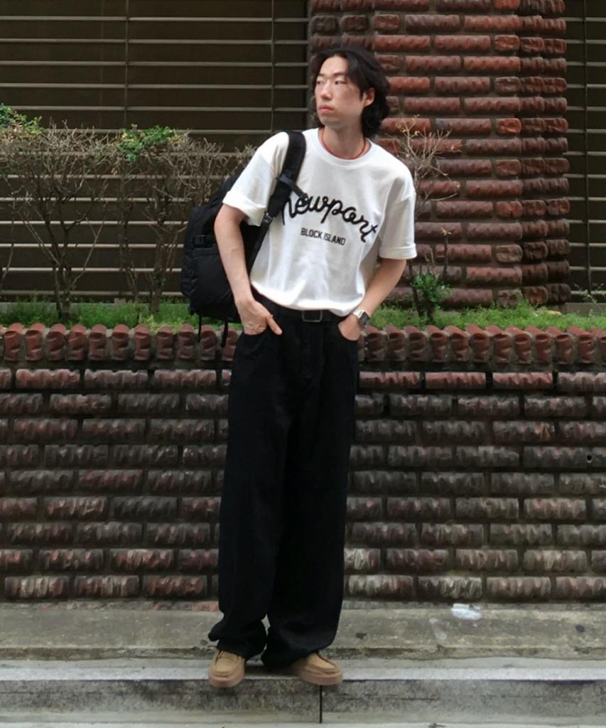 BLOND9 Summer Wide Denim Pants_Black