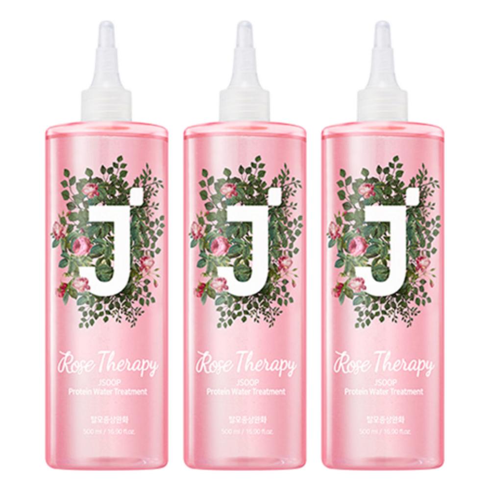 J.Forest Protein Water Rose Therapy Treatment 500ml 3 pcs