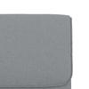 Lounge Chair Light Gray 55x64x80 cm Fabric