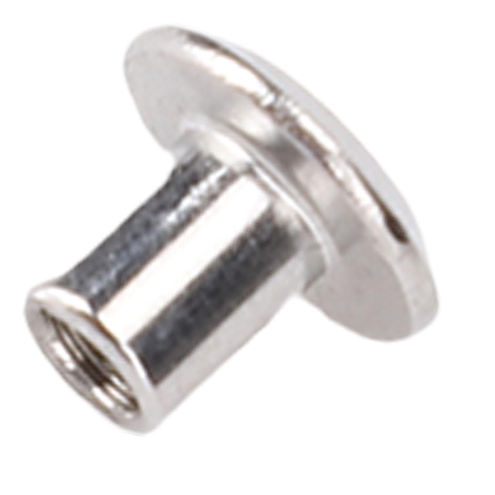 

Набор заклепок-пуговиц 0,16x0,2x0,33 дюйма, 100 пар, с круглой плоской головкой, из нержавеющей стали, набор заклепок и винтов для