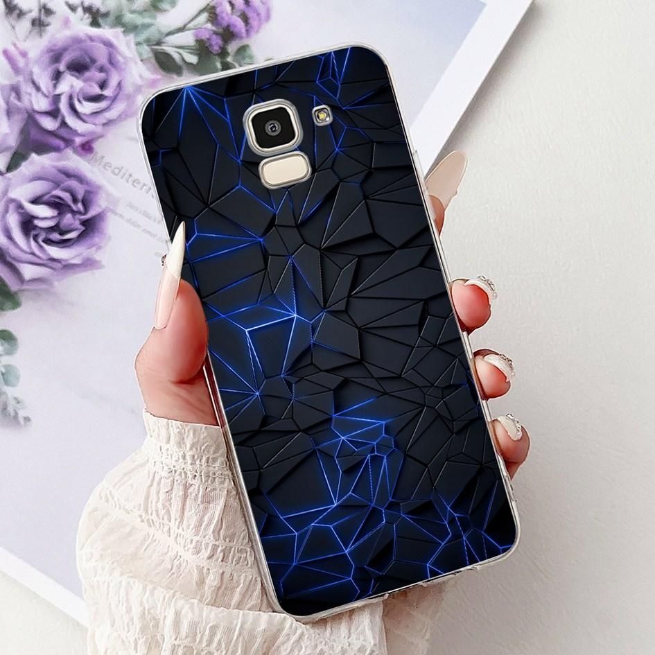 For Samsung Galaxy J6 2018 J600 SM-J600F Case Luxury Marble Dragon Soft Clear Silicone Phone Cover For Samsung J6 Plus J610 Capa