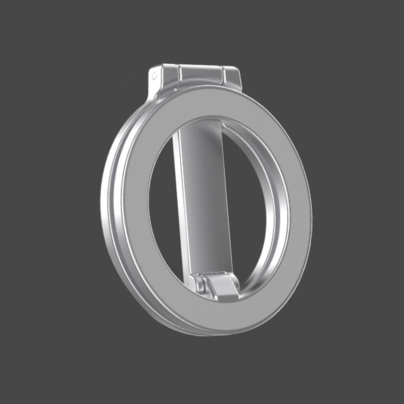 

Universal Double-sided Magnetic Stand for Magsafe Mobile Phone Finger Ring Bracket for iPhone 17 16 15 Samsung Desktop Bracket