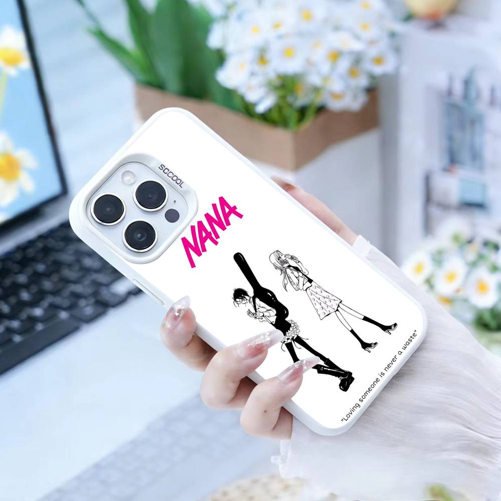 

NaNas-osaki Phone Case For iPhone 16,15,14,13,12,17,Pro,MAX white Matte Shockproof Cover iPhone14Pro