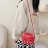 Girls Kawaii Satchel Bag PU Cartoon Cat Mini Shoulder Bag Casual Fashion Coin Purse Compact Kids Cute Sling Pouch Small Bolsa