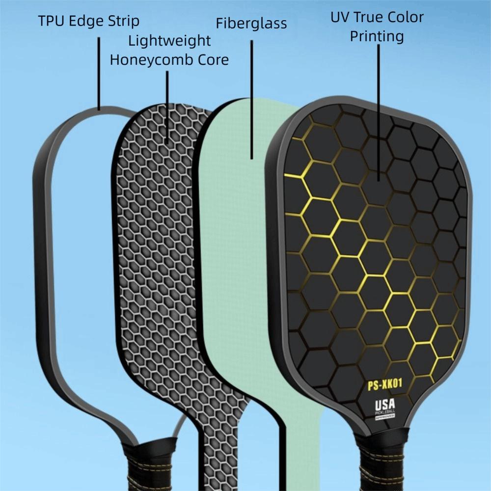 Lightweight Pickleball Rackets Frosted Surface Pickle Ball Paddle  Professional Game