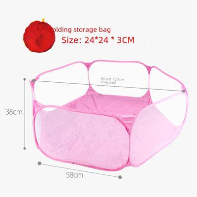 Piscina de Bolas Plegable para Bebé: Casa de juegos para niños para interior/exterior