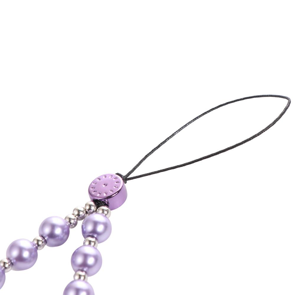 Cat Eye Pearl Phone Chain Wrist Strap Cellphone Charm Beaded Phone Lanyard  Phone Accessories