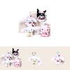 Cinnamoroll Kuromi Character Plush Keychain With Heartshaped Cherry Blossom Hello Kitty For School Bag Gift