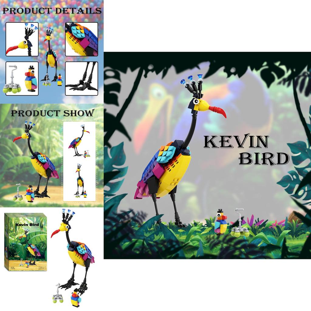 Up Kevin Bird Assembling Building Block Set Models Ornaments Kid Toys For Creative Kids And Collectors