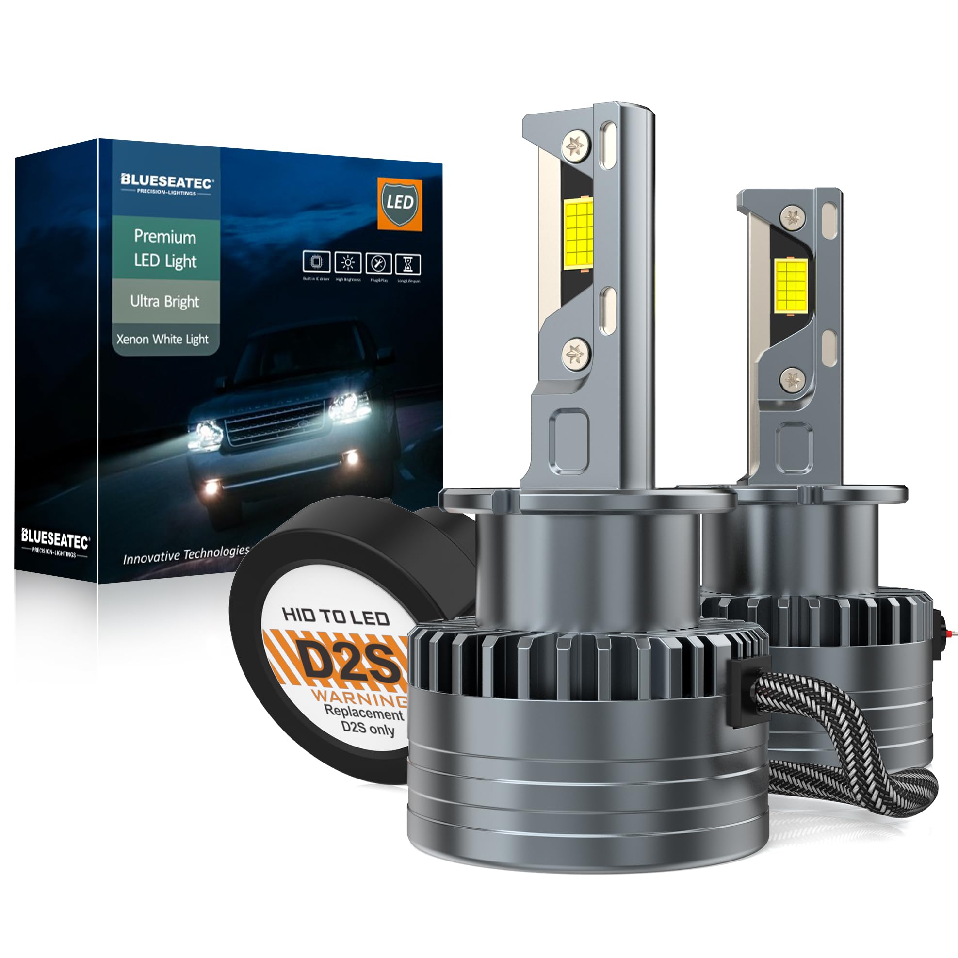 [2026 Explosive Model] BLUESEATEC D2S D2R LED Headlight Explosive 10000LM