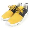 Excellent Low Cut Sneakers Damier Lace-up Yellow Black Leather Mens 7 Used
