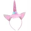 1pc Unicorn headband, Birthday party, cartoon plastic headwear, home decor, Party party decor