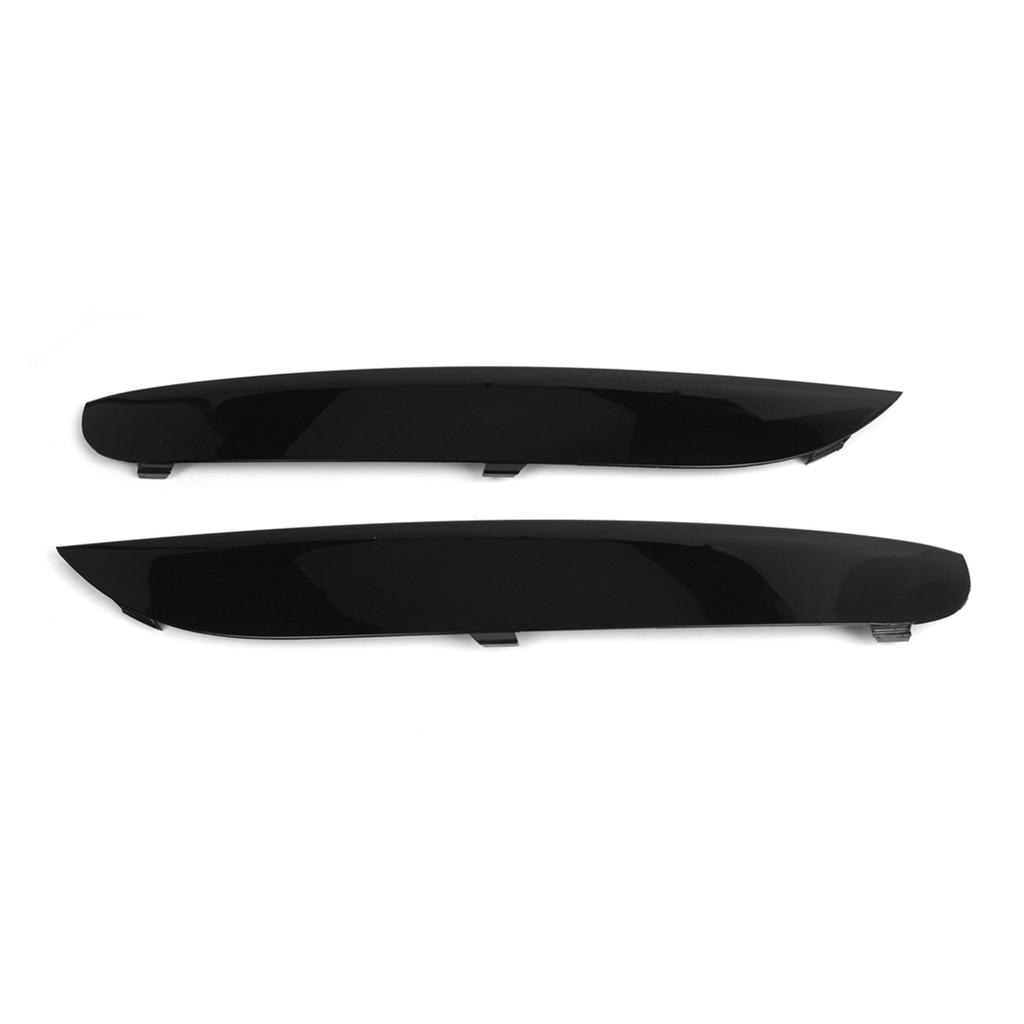 Front Bumper Grille Moldings Sets, Engineered Replacement for F02 LCI 2008 2015 M Model, with OEM Part Numbers 51118047727 51118047728