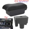 For Toyota Aqua Armrest For Toyota Prius C Aqua Car Armrest Box Curved Surface Car Accessorie Auto Storage Box Leather Dedicated