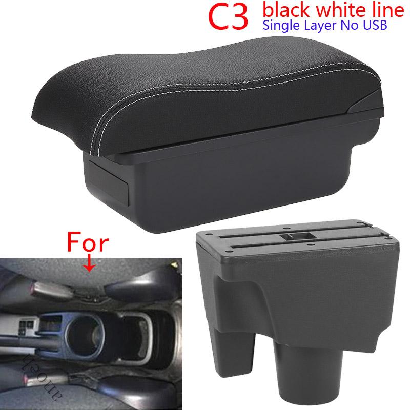 For Toyota Aqua Armrest For Toyota Prius C Aqua Car Armrest Box Curved Surface Car Accessorie Auto Storage Box leather Dedicated