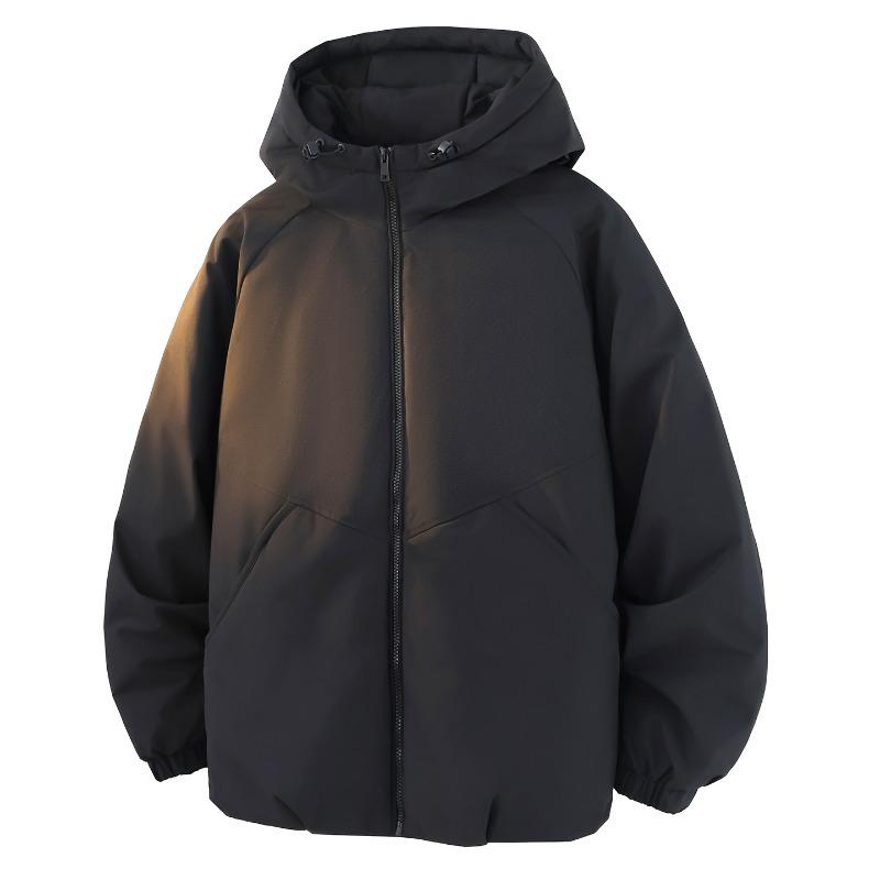 % Down New National Standard White Duck Down Jacket Men and Women Winter Loose Pie Overcome Thickened Hooded Jacket Men