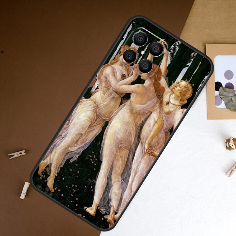 Sandro botticelli Renaissance Case For Honor 200 Pro 400 50 70 90 X9a X9b X9c X9d X8b X8c Win Magic 7 Lite 5 6 8 Pro Cover