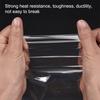 Shrink Wrap Bags, 6.5x6 Inch 200pcs Shrinkable Wrapping Packaging Bags Transparent Industrial Packaging Sealer Bags