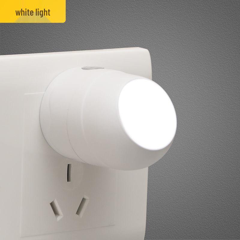 Energy-Saving Plug-In Night Light with Light-Sensing for Bedroom and Baby Feedings