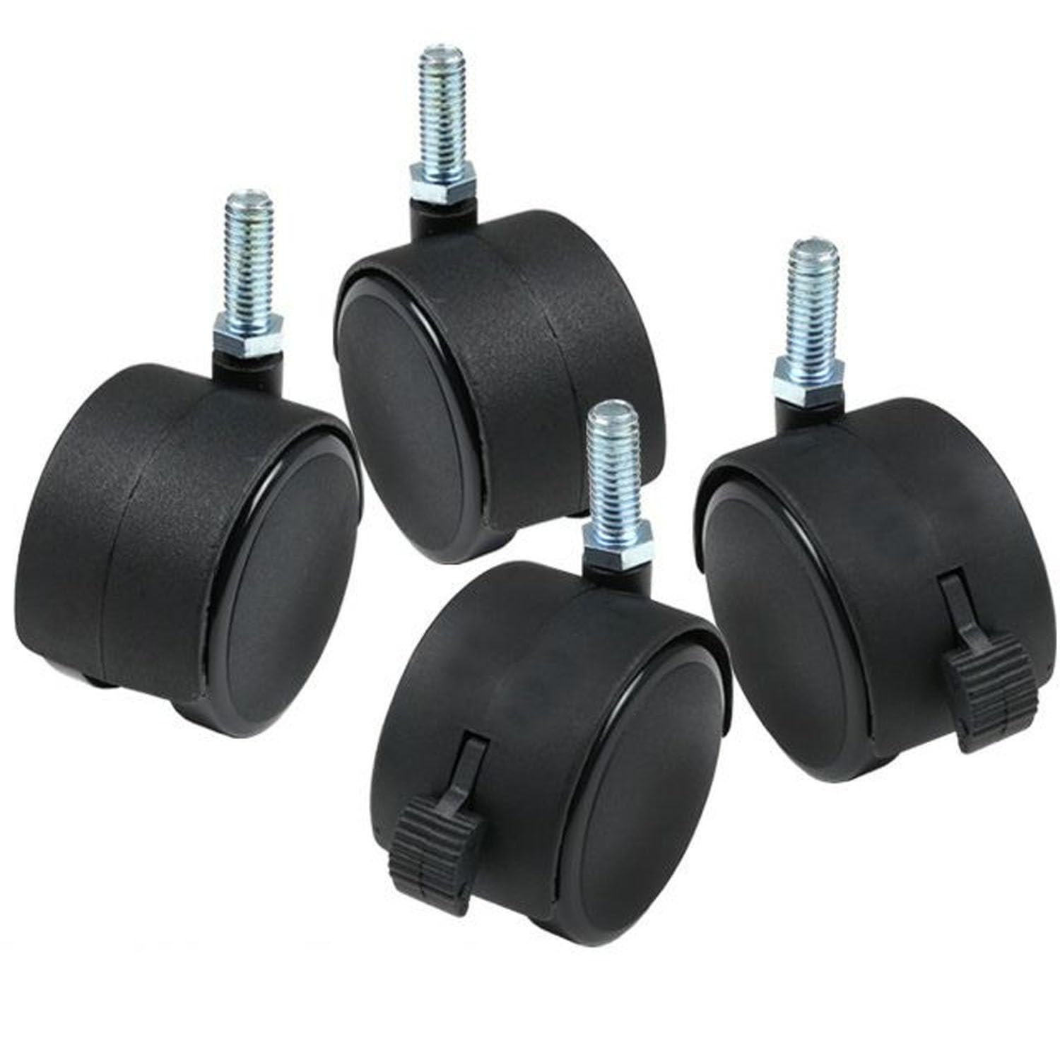 

Doshisha Luminous for 25mm pole Set of 4 with locks 2 Luminous Casters with a stationary load capacity of 150kg and a moving load capacity of Makes