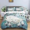 Indian Dreamcatcher Wolf Pattern Comforter Bedding Set,Duvet Cover Bed Set Quilt Cover Pillowcase,King Queen Size Bedding Set