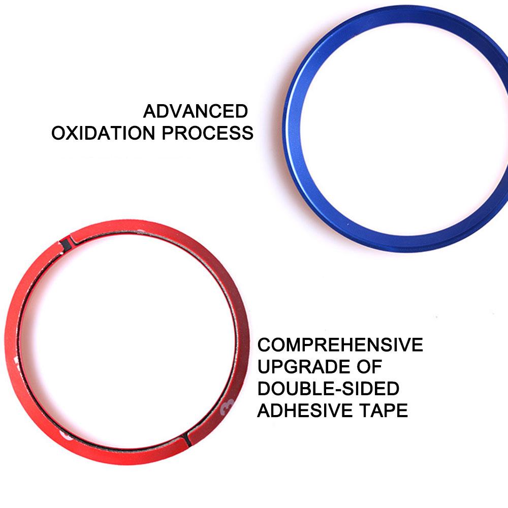 51/58mm Car Steering Wheel Center Cover Logo Sticker Ring Trim Car Accessories For Mercedes Benz GLE CLA GLA W213 W246 W205 C117