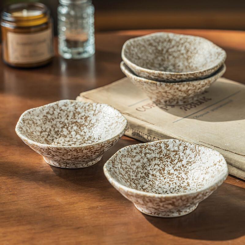 Deouxingguang Ceramic Stone Pattern Sauce Dish