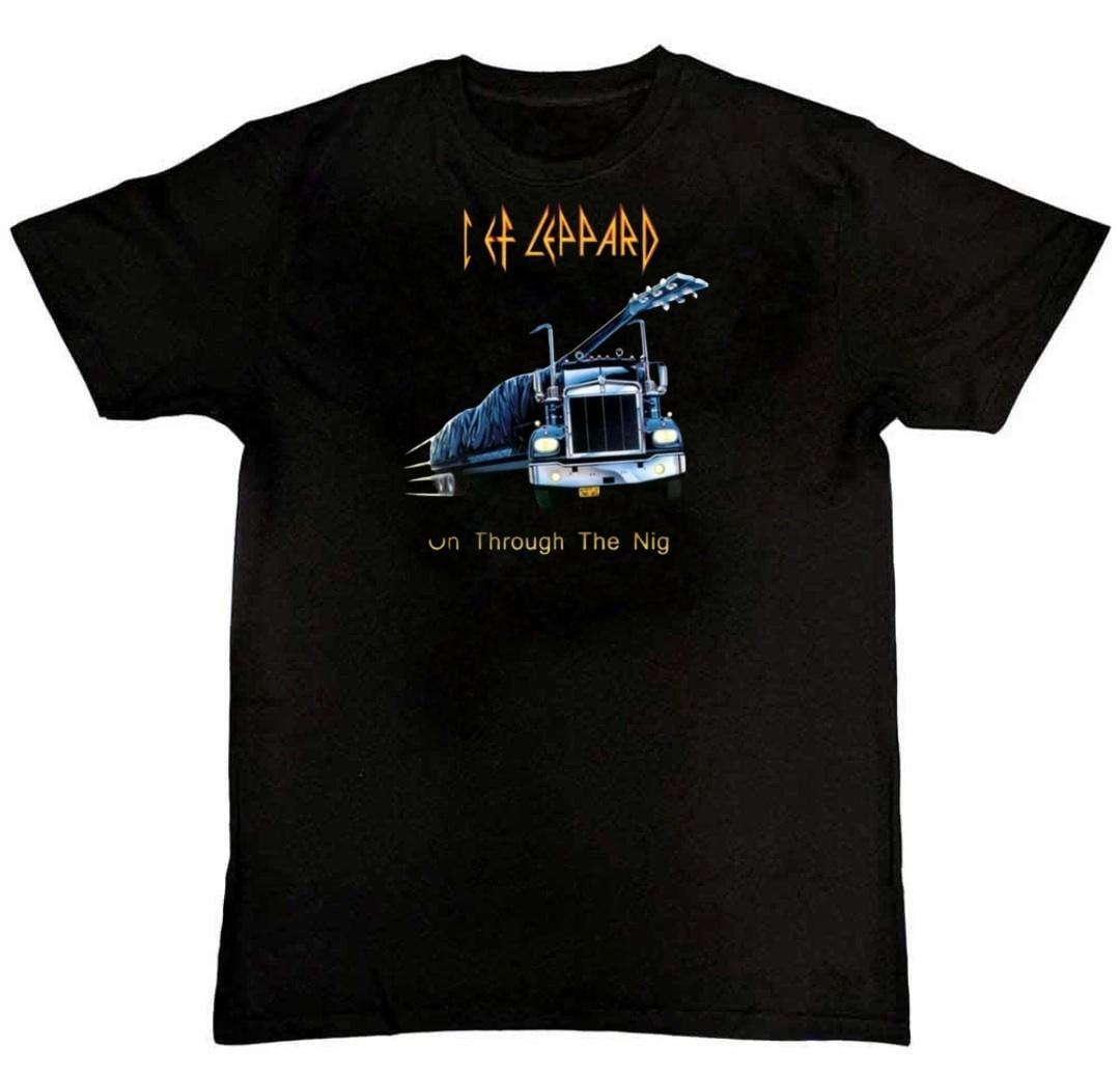 Def Leppardd On Through The Night Graphic Mens T-Shirt XL