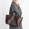 New Women's Genuine Leather Large Capacity Retro Tote & Crossbody Bag
