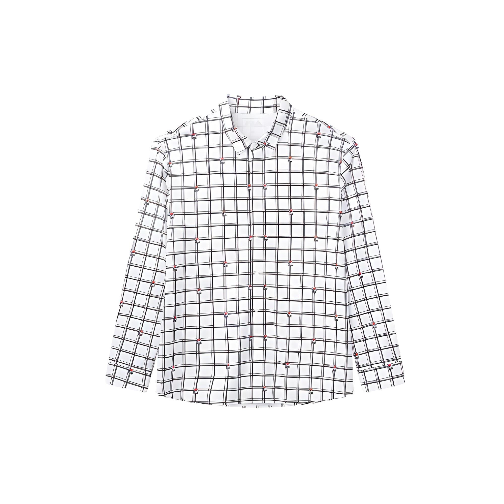 

New FILA MIHARA YASUHIRO Collaboration Collection Shirt Men s White Plaid F71M038401F-WT L