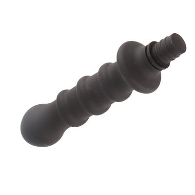 Aufsatz für Tiefengewebe-Massagegerät, Percussion, waschbarer Ersatzkopf für Muskelmassagegerät aus Silikon, Schwarz