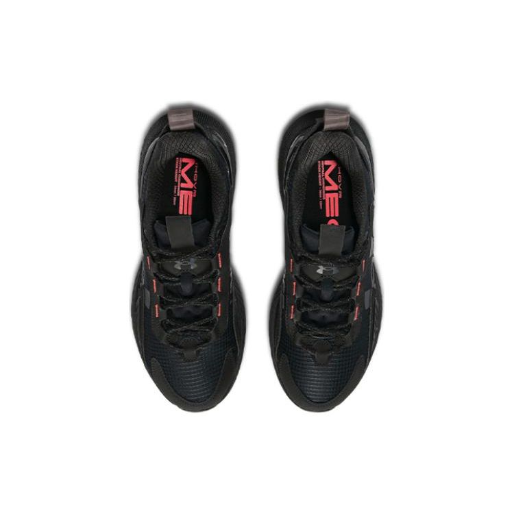 Under Armour Unisex HOVR Mega 2 MVMNT 'Black After Burn' Casual Shoes 3026629-001