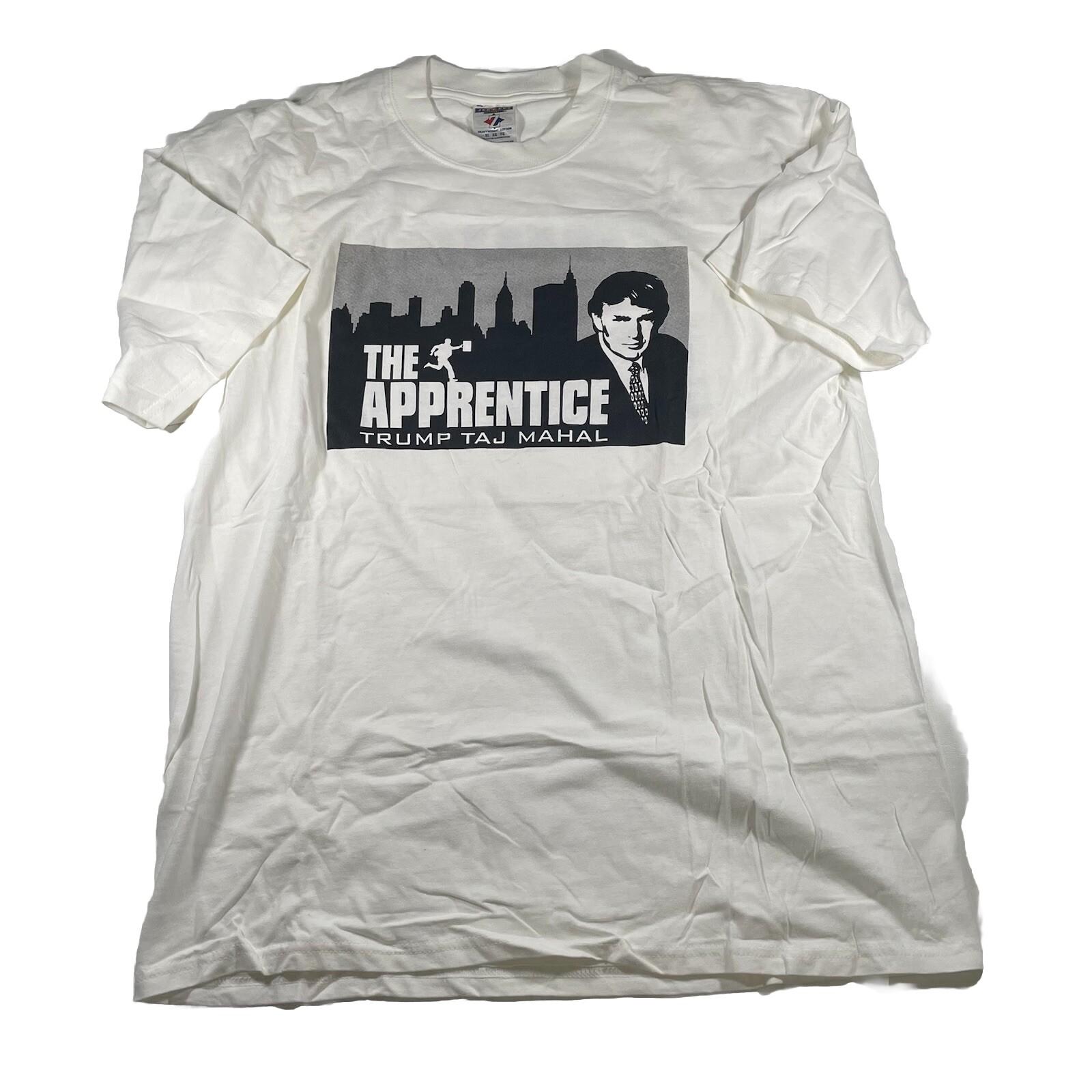 Vtg Y2K The Apprentice XL Donald Trump Taj Mahal Youre Fired TV Graphic Unisex T-Shirt S