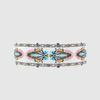 LALA Imported Lace Ethnic Hairband P-WHITE