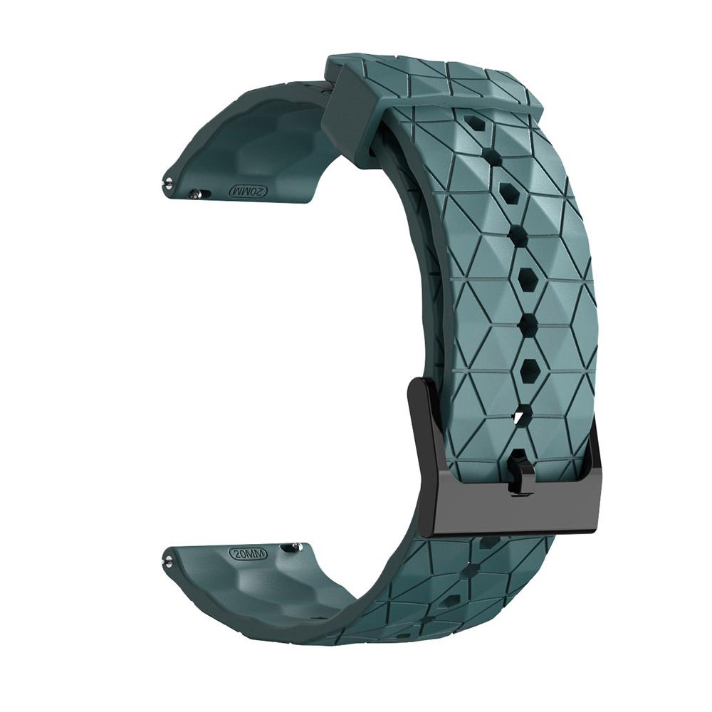 

Силиконовый ремешок 20 мм 22 мм для Samsung Galaxy Watch 5 Pro 4, классический ремешок с футбольным узором для часов Xiaomi Watch Color 2/S2/S1 22mm Universal темно-голубой