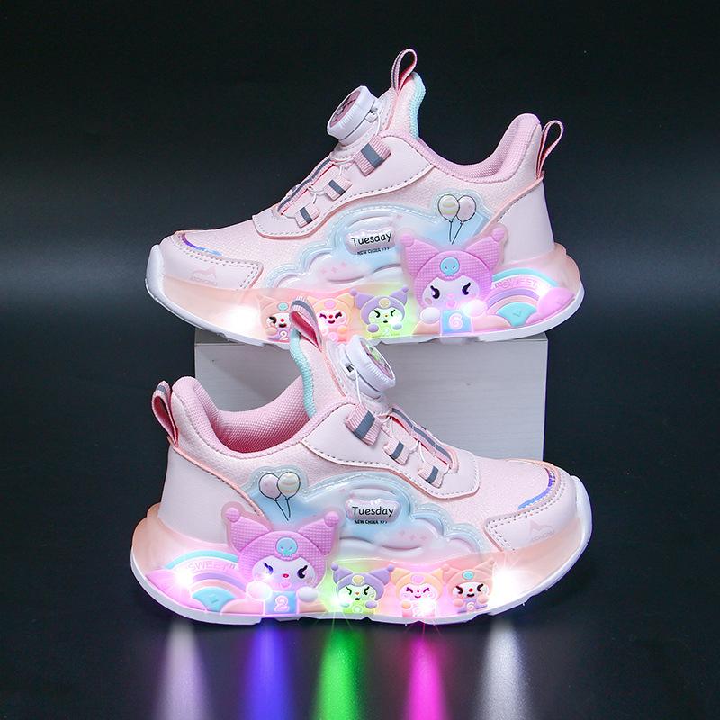 

Kuromi girls sneakers, spring and autumn new model children s shoes, stylish princess sneakers for girls 23Inner Length14.6cm