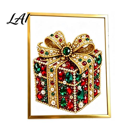 Albero di Natale da Parete Fatto a Mano Kit Pittura con Perline di Cristallo Finto Artigianato Festivo Scintillante per Adulti Bambini Set 3D Perline di Gemme Principiante Decorativo