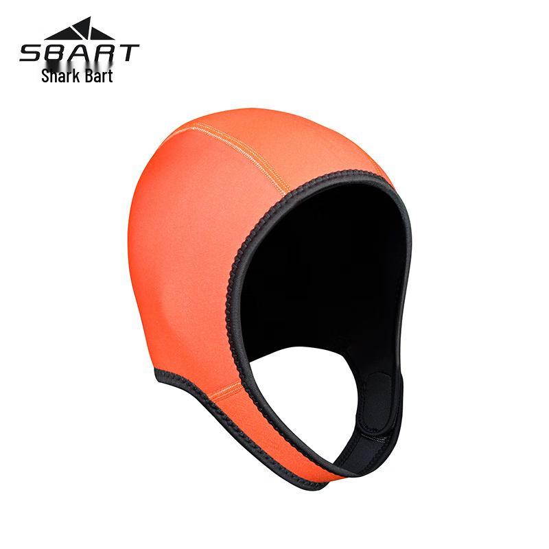 SBART 2.5mm Quick Dry Diving Cap with Sun and Ear Protection