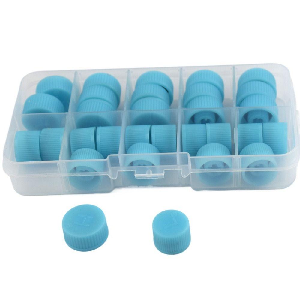Universal Air Conditioner Part Auto High Low Side Port Cap Accessories Dust Cover  Car Maintenance