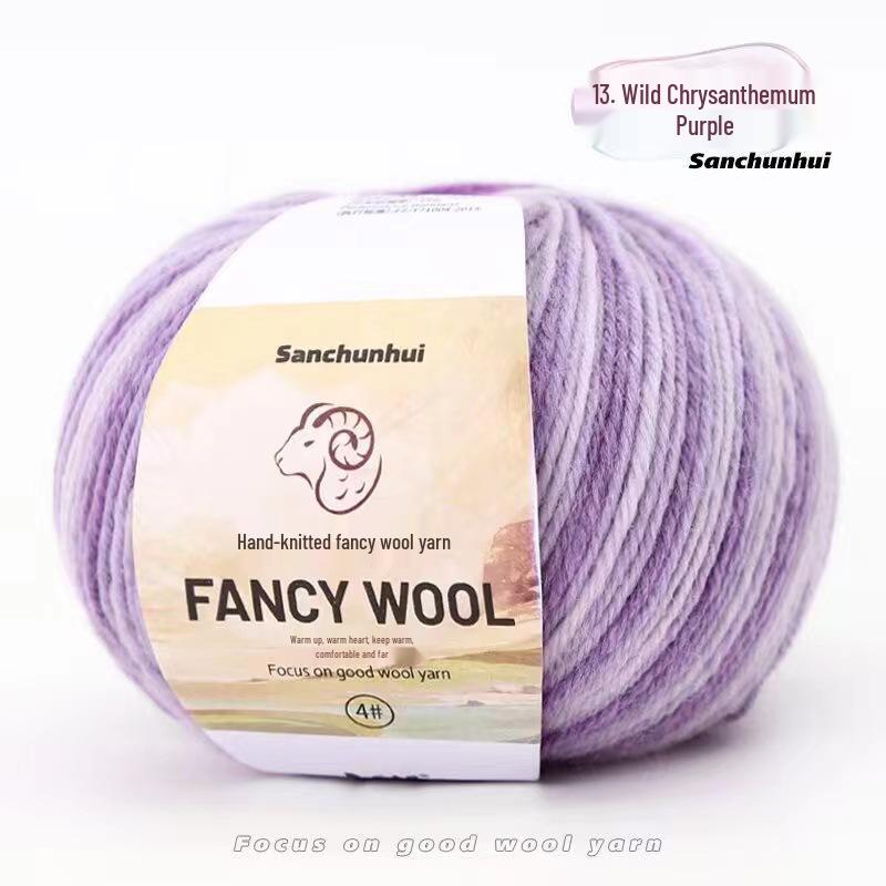 Chunky Merino Wool Yarn 50g for DIY Knitting & Crochet Sweaters and Scarves